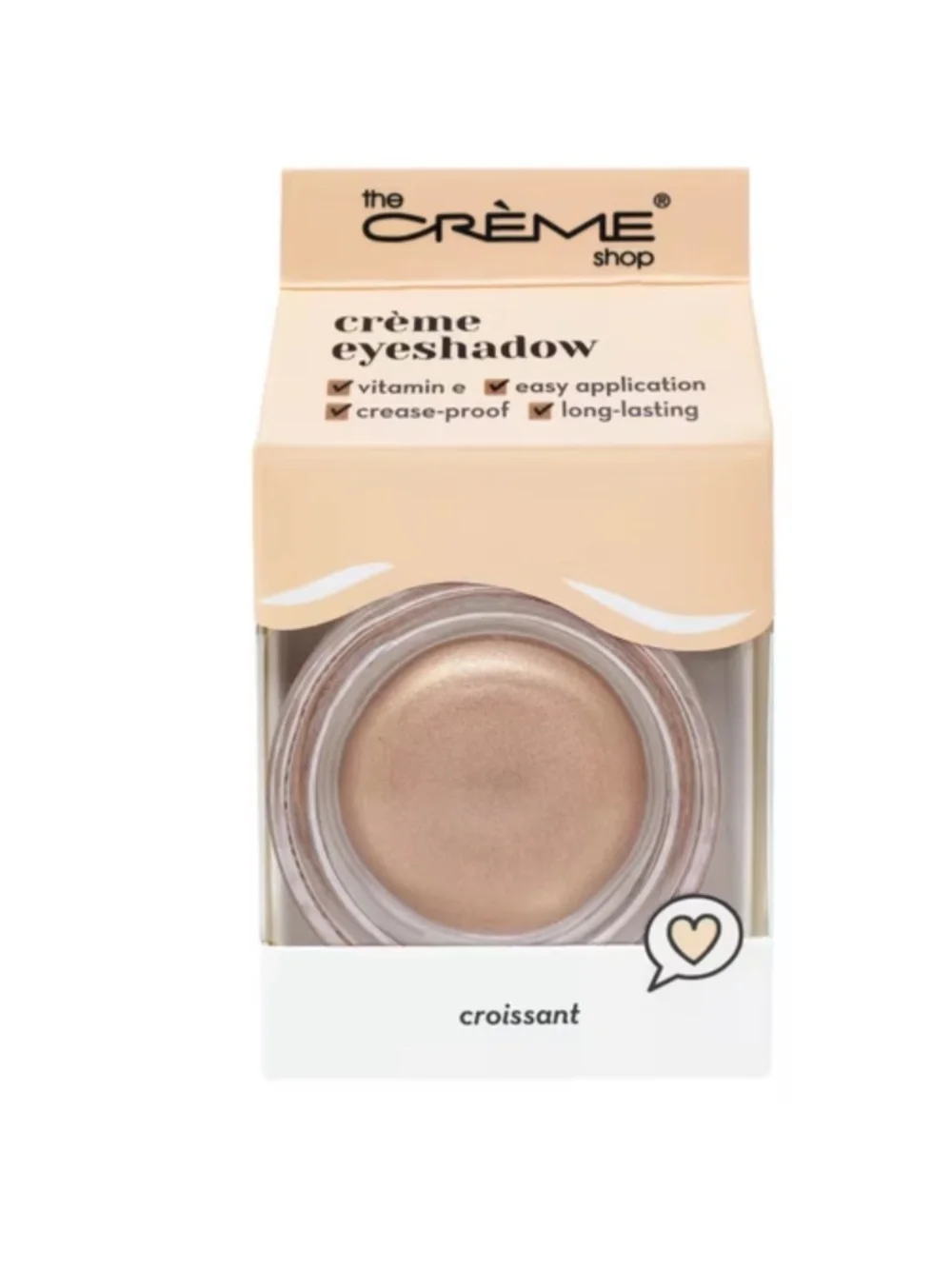 New The Crème Shop Crème Eyeshadow – Croissant